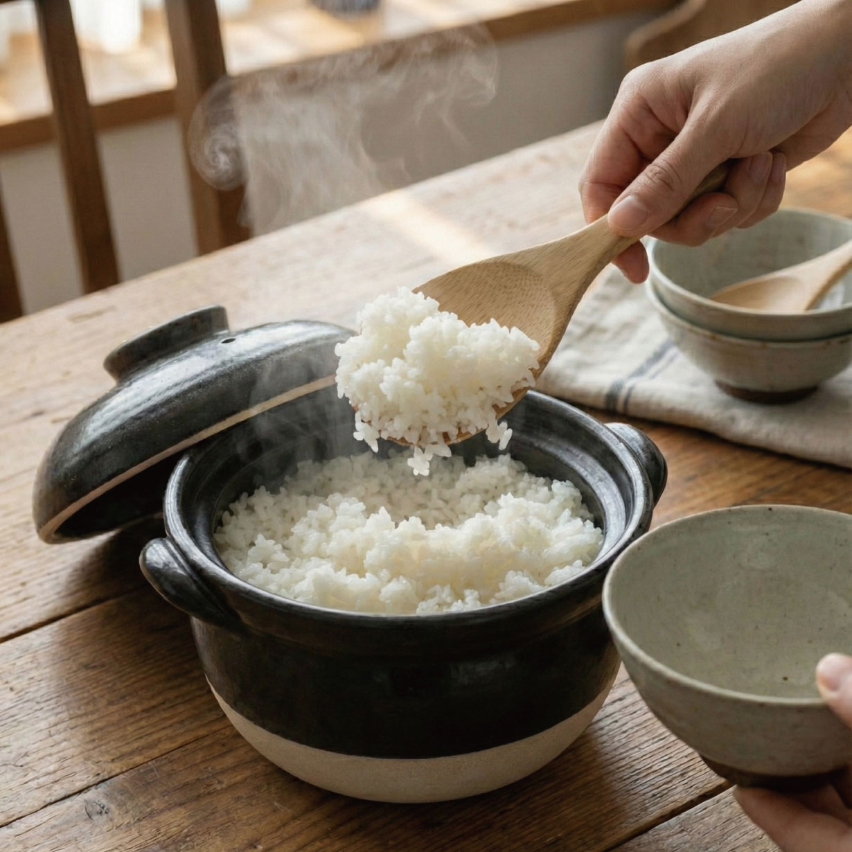 萬古焼,土鍋,ご飯,炊飯,土鍋ご飯,絶品ごはん鍋,3合炊き