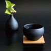 湯呑み,茶器,和モダン,SALIU,常滑焼,黒,ブラック