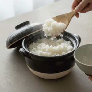 萬古焼 | 絶品ごはん鍋 3合炊き 中蓋付 ご飯用土鍋　[三重]